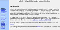 IE spell