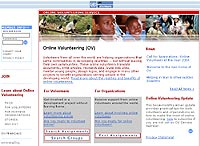 Online volunteering