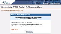 Creax Creativity Self Assessment